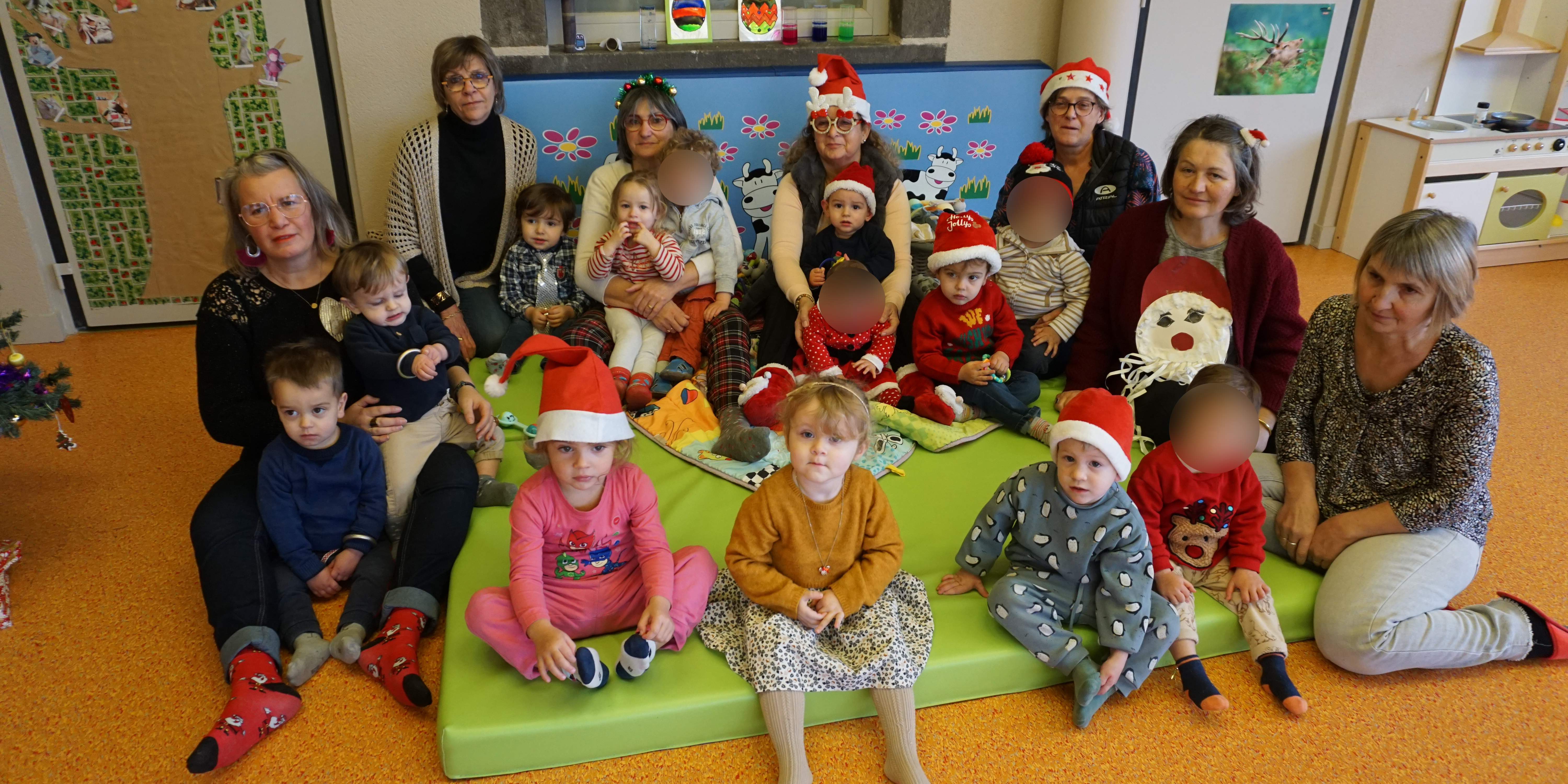 Le Relais Petite Enfance “Bulle des P’tits Combrailloux” fête Noël !